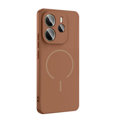 Redmi Note 14 4G Kılıf Kamera Çıkıntılı Magsafe Şarj Özellikli Lüx Meta Kapak