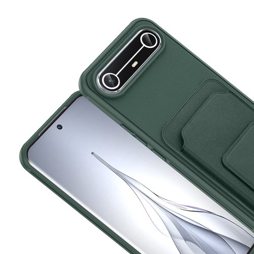 Tecno Spark Slim 5G Kılıf Kartlıklı Manyetik Standlı PU Deri Görünümlü Lüx Kapak