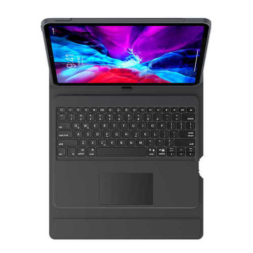 Apple iPad Pro 12.9 2020 Benks Multifunctional Kablosuz Klavyeli Kılıf