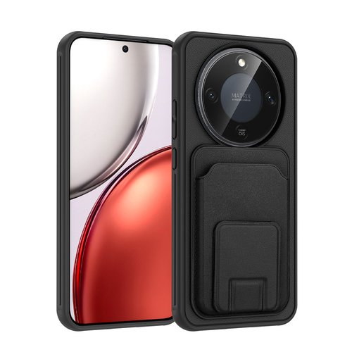 Honor X9D Kılıf Kartlıklı Manyetik Standlı PU Deri Görünümlü Lüx Kapak