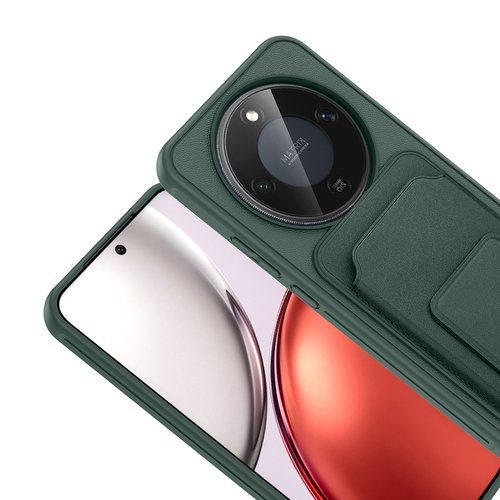 Honor X9D Kılıf Kartlıklı Manyetik Standlı PU Deri Görünümlü Lüx Kapak