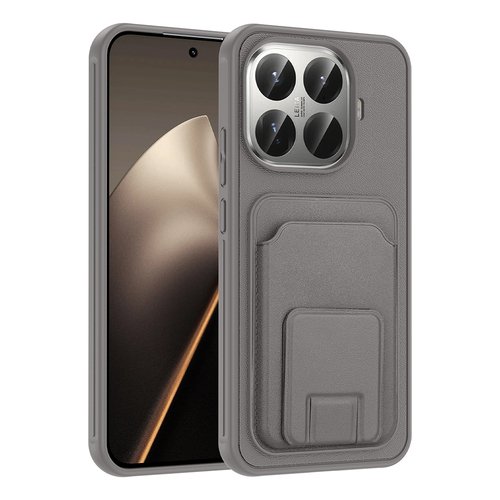 Xiaomi 15T Pro Kılıf Kartlıklı Manyetik Standlı PU Deri Görünümlü Lüx Kapak