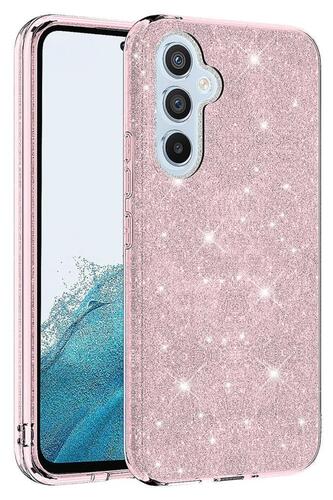 Galaxy A14 Kılıf Simli Renkli Silikon