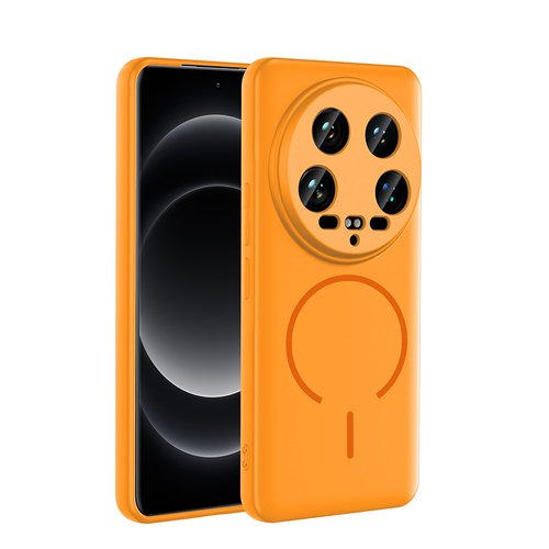 Xiaomi 14 Ultra Kılıf Kamera Çıkıntılı Magsafe Şarj Özellikli Lüx Meta Kapak