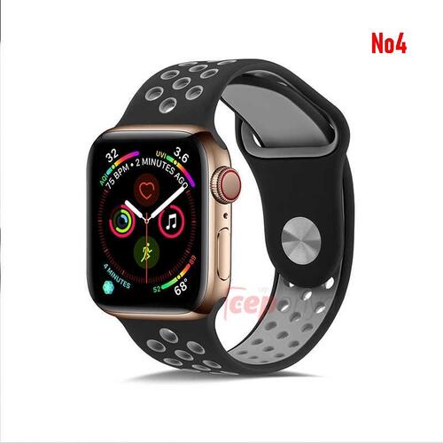 Apple Watch 38mm - 40mm Silikon Renkli Kaliteli Kordon Bileklik