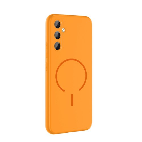 Galaxy A14 Kılıf Kamera Çıkıntılı Magsafe Şarj Özellikli Lüx Meta Kapak