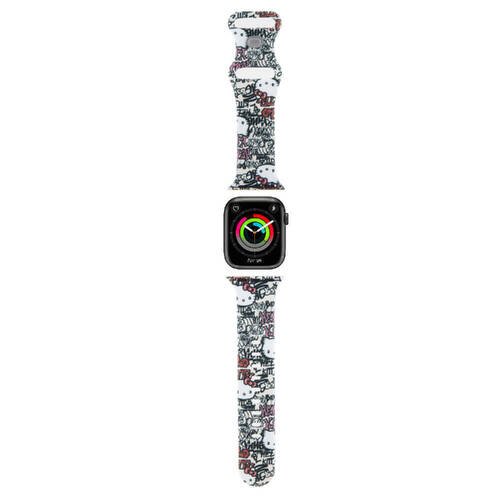 Watch 40mm Uyumlu Kordon Hello Kitty Orjinal Lisanslı Etiket Graffiti Yumuşak Strap Kayış