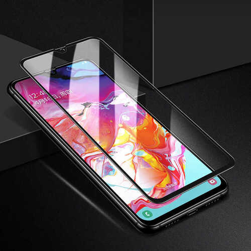 Galaxy M30S Ekran Koruyucu Ekranı Tam Kaplayan Kenarları Kırılmaya Dayanıklı Cam Koruyucu