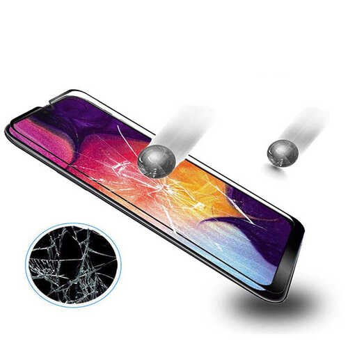 Oppo Reno 3 Ekran Koruyucu Ekranı Tam Kaplayan Kenarları Kırılmaya Dayanıklı Cam Koruyucu