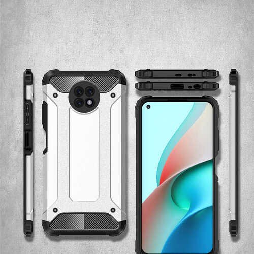 Xiaomi Redmi Note 9 5G Kılıf Hybrid Zırh Silikon