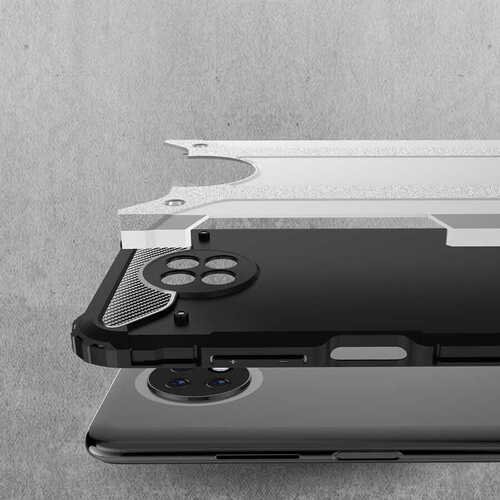 Xiaomi Redmi Note 9 5G Kılıf Hybrid Zırh Silikon