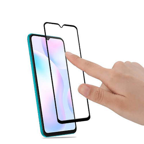 Redmi 9 Ekran Koruyucu Ekranı Tam Kaplayan Kenarları Kırılmaya Dayanıklı Cam Koruyucu