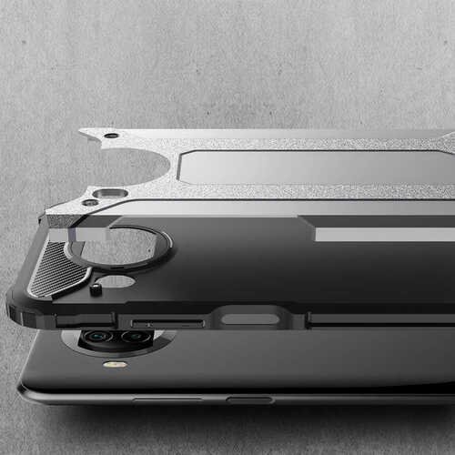 Xiaomi Redmi Note 9 Pro 5G Kılıf Hybrid Zırh Silikon