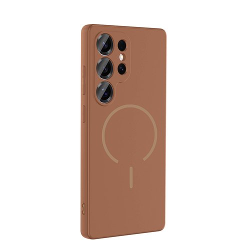 Galaxy S25 Ultra Kılıf Kamera Çıkıntılı Magsafe Şarj Özellikli Lüx Meta Kapak