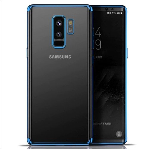 Samsung Galaxy S9 Plus İnce Köşeleri Renkli Şeffaf Kılıf