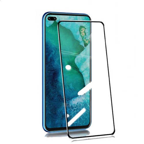 Oppo Reno 4 Lite Ekran Koruyucu Ekranı Tam Kaplayan Kenarları Kırılmaya Dayanıklı Cam Koruyucu