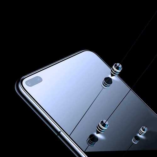 Oppo Reno 4 Lite Ekran Koruyucu Ekranı Tam Kaplayan Kenarları Kırılmaya Dayanıklı Cam Koruyucu