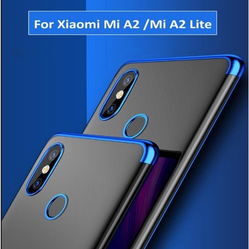 Xiaomi Mi A2 Lite İnce Köşeleri Renkli Şeffaf Kaliteli Kılıf