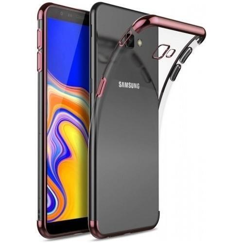 Samsung Galaxy J4 Plus İnce Köşeleri Renkli Şeffaf Kaliteli Kılıf