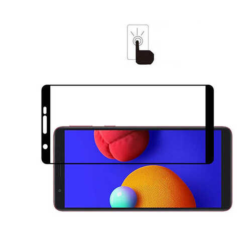 Galaxy A01 Core Ekran Koruyucu Ekranı Tam Kaplayan Kenarları Kırılmaya Dayanıklı Cam Koruyucu