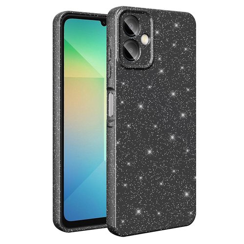 Galaxy A07 Kılıf Kamera Korumalı Simli Parıltılı Lüks Silikon