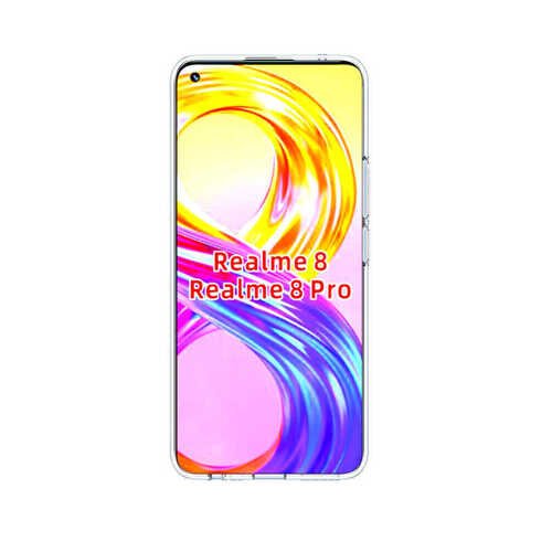 Realme 8 Kılıf Kamera Korumalı Süper Silikon