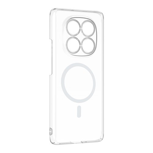 Redmi Note 14 Pro 4G Kılıf Kamera Korumalı MagSafe Şarj Özellikli Lüx Şeffaf London Silikon Kapak