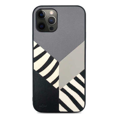 Apple iPhone 12 Pro Max Kılıf Kajsa Glamorous Serisi Zebra Combo Kapak