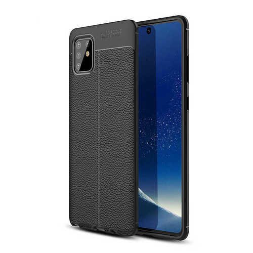 Galaxy A81 Deri Desenli Kamera Korumalı Kalite Silikon Kılıf