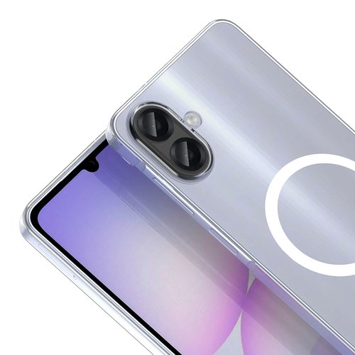 Galaxy A07 Kılıf Kamera Korumalı MagSafe Şarj Özellikli Lüx Şeffaf London Silikon Kapak