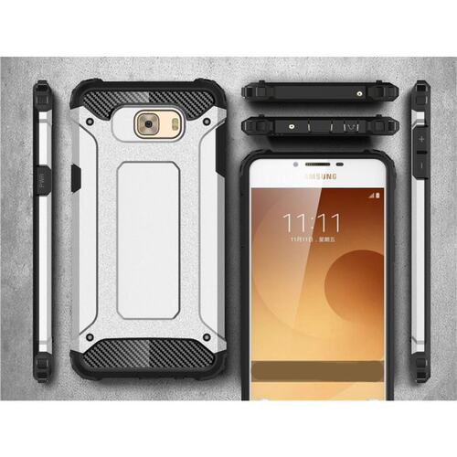 Galaxy C7 Pro Silikon Armor Hybrid Zırh Kılıf