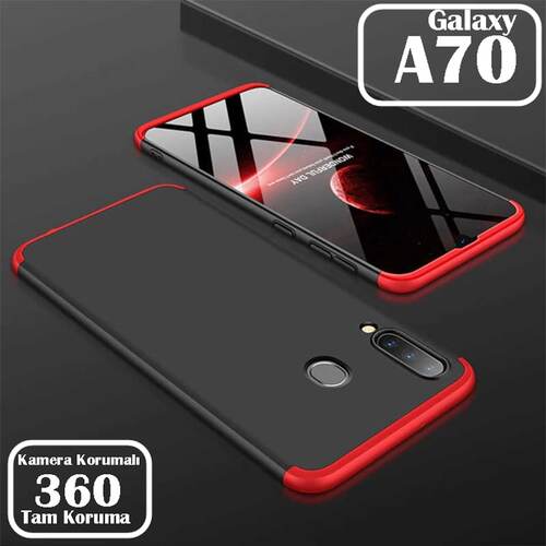 Galaxy A70 Kılıf Zore 360° Kamera Korumalı Kaliteli Ays Tam Koruma