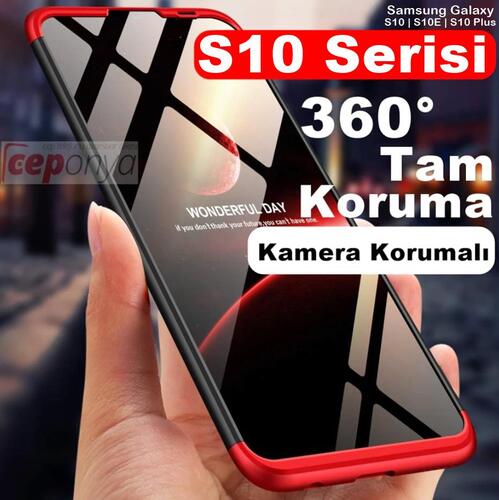 Galaxy S10 Zore 360 Derece Kaliteli Tam Koruma Ays Kılıf