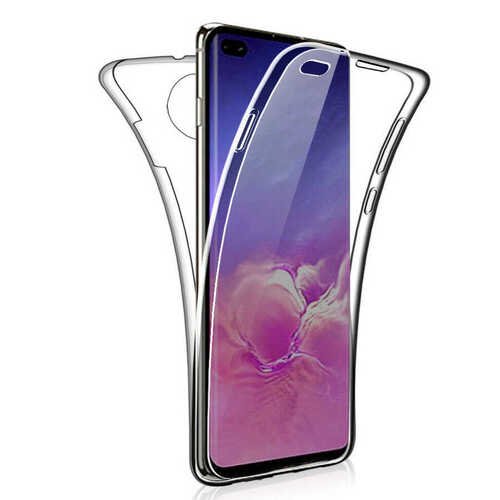 Huawei Mate 40 Pro Kılıf 360 Tam Koruma Şeffaf Silikon