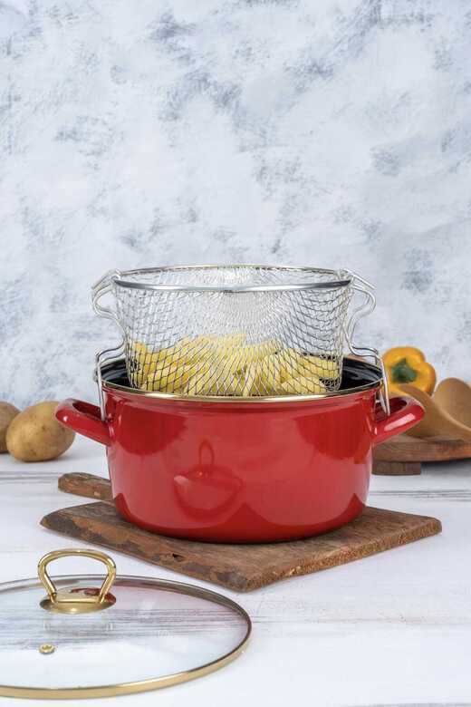 ACAR 358 QUALİTA SAVOR SERİSİ 22 CM KIZARTMA TENC