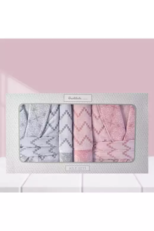 ÖZDİLEK JULİETTE GRİ-PEMBE HAPPY SET