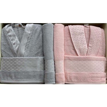ÖZDİLEK BLOSSOM PEMBE-GRİ HAPPY SET