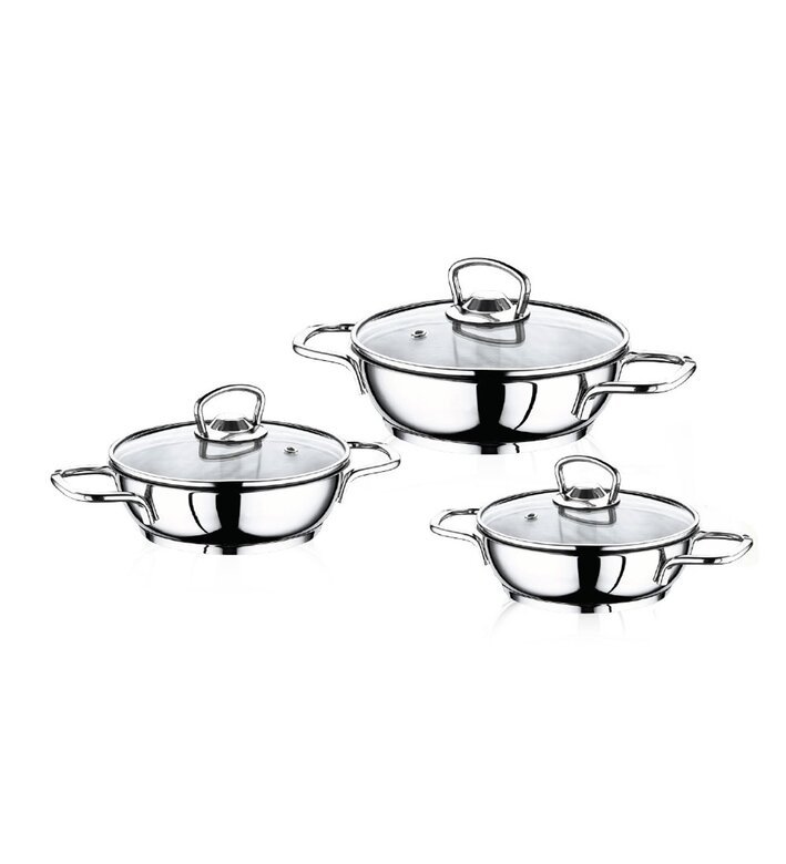 SAFİNOX ECO 3LÜ OMLET SETİ TEL KULP