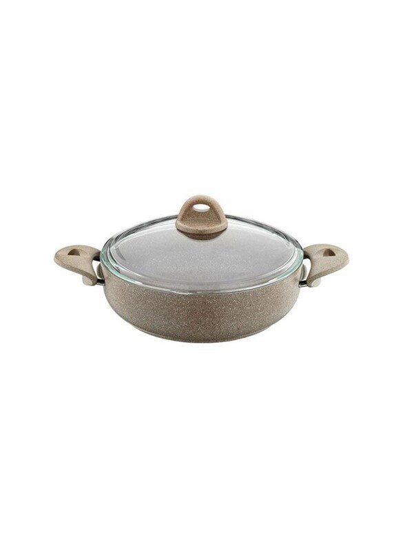 SAFLON 22 CM GRANİT BASIK TENCERE
