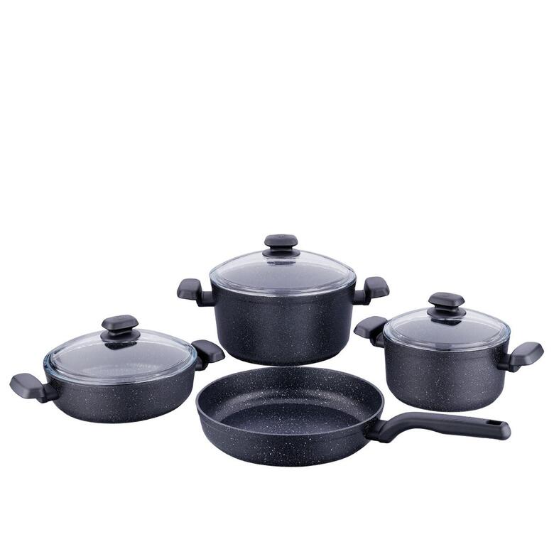 KORKMAZ A2609 ORNELLA 7 PRÇ TENCERE SET