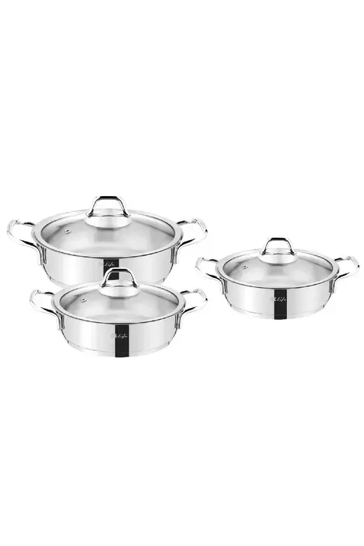 ÖZLİFE GU-520 ADA 3LÜ OMLET SET SADE