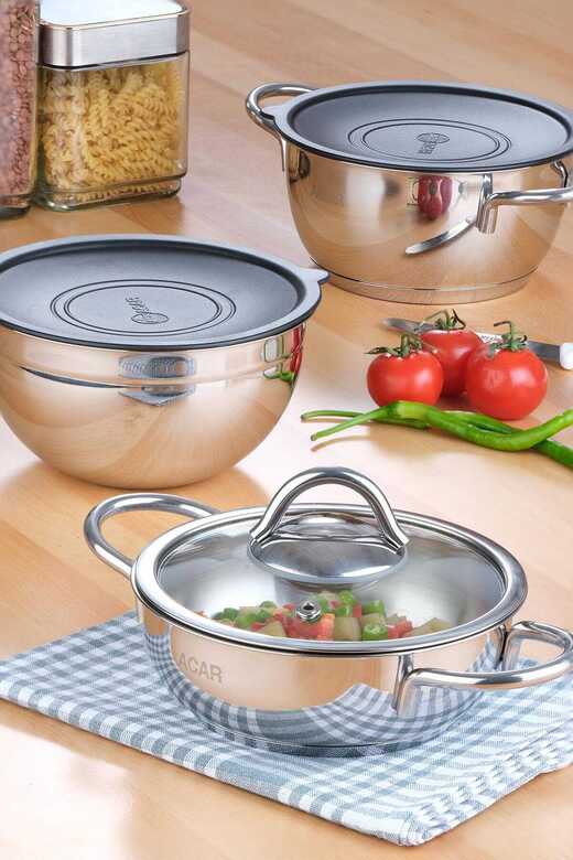 ACAR 17166 KARAT VİOLA 6 PRÇ TENCERE SETİ