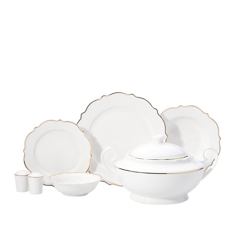 KORKMAZ A8249 ELİZA COLL. 60 PRÇ YEMEK TKM GOLD