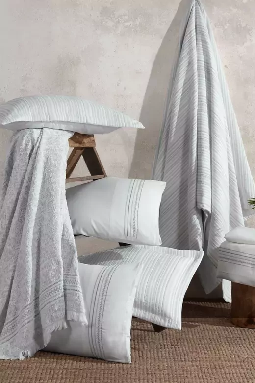 ELART MODERN ÇEYİZ PAKETİ HARMONY YEŞİL (10 PARÇA)
