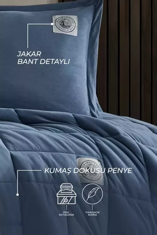 ELART COMFORT SET JOYFUL MAVİ TEK KİŞİLİK