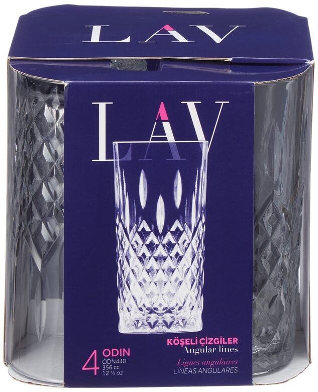 LAV ODİN ODN440 İÇECEK BARDAK 4LÜ