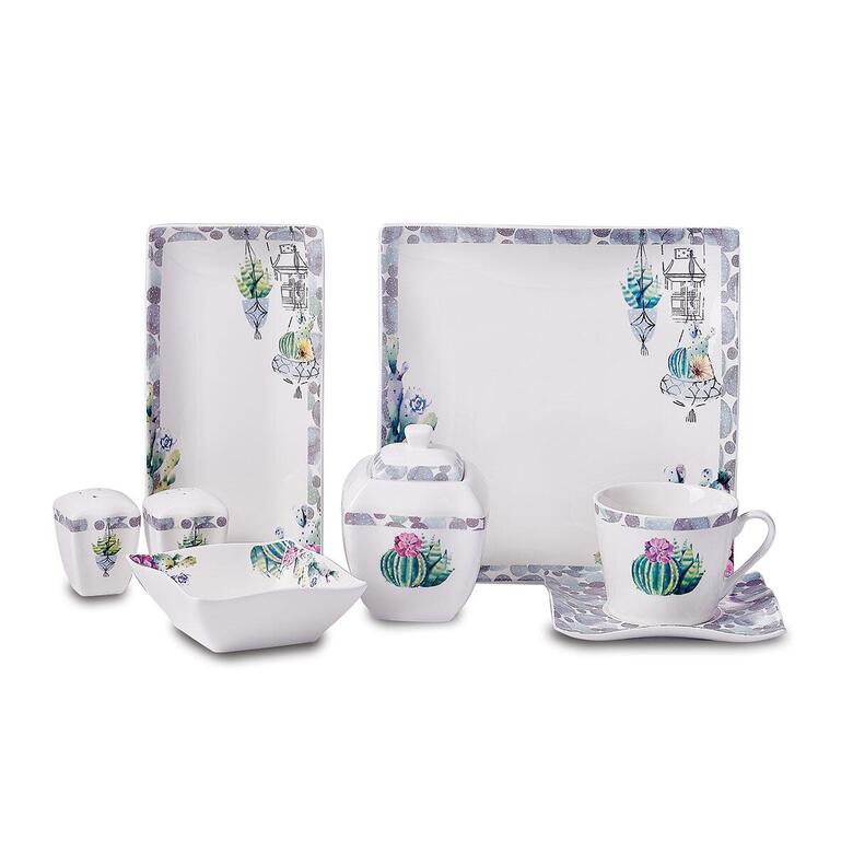 KORKMAZ A8574 LİNK COLL. 28P KAHVALTI TKM (KARE)
