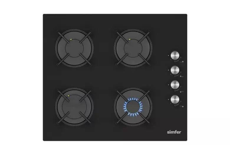 SİMFER 3046 DG SİYAH KLASİK SETÜSTÜ CAM OCAK