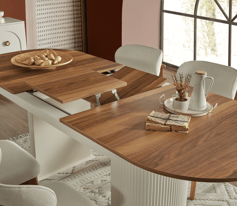 ELİF MOBİLYA bahama krem yemek odası