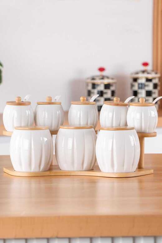 ACAR 5159 GEMMA 8Lİ KAVANOZ SET